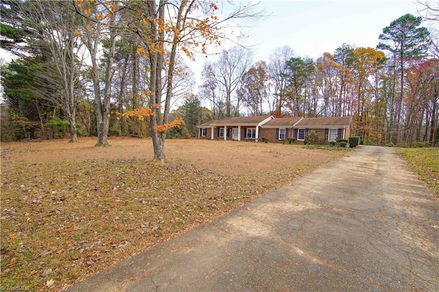 view of ranch-style house