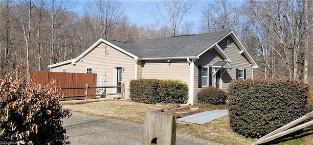 view of home's exterior