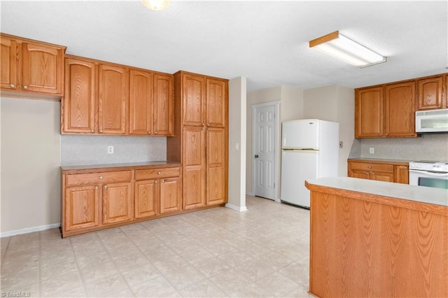 kitchen with white appliances