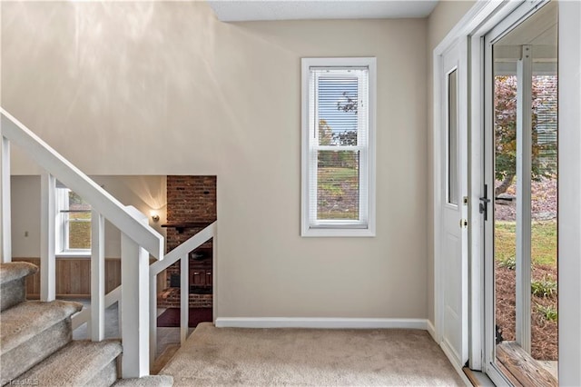 interior space with a wealth of natural light