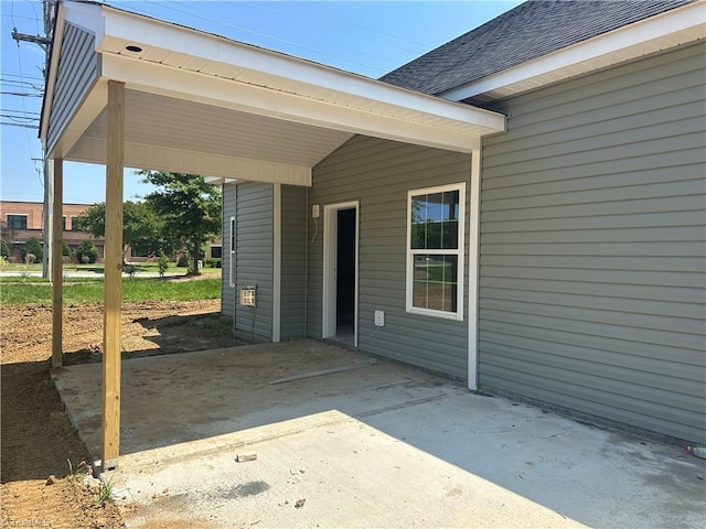 3301 Alyssa Way Lot 1, High Point, NC 27265 - view of patio featuring a carport