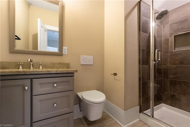 627 Mulberry St, Winston-Salem, NC 27101 - bathroom featuring a shower stall and vanity
