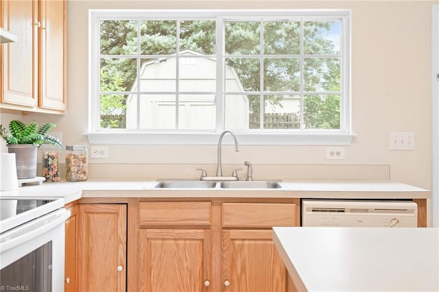 7 Pilot Ridge Ct, Greensboro, NC 27407 - kitchen with a sink, healthy amount of natural light, and white appliances