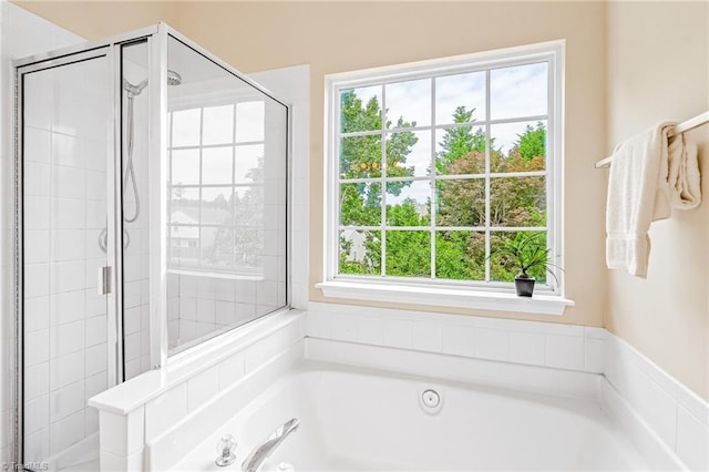 7 Pilot Ridge Ct, Greensboro, NC 27407 - full bathroom with a shower stall and a garden tub