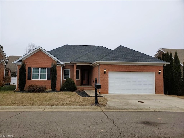 ranch-style house with a garage