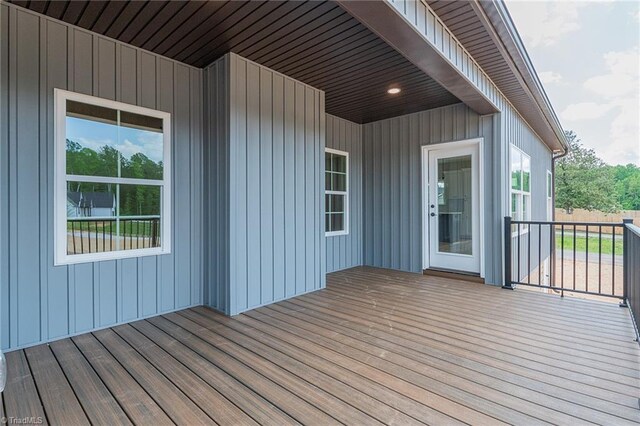 view of deck