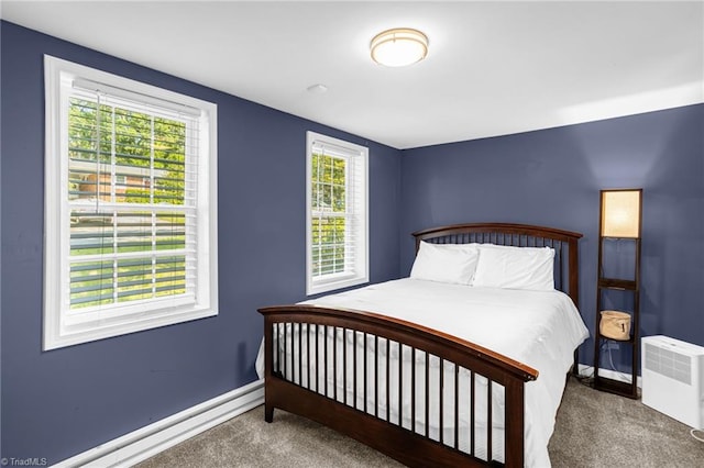 608 Spruce St, High Point, NC 27262 - bedroom with carpet floors and baseboards