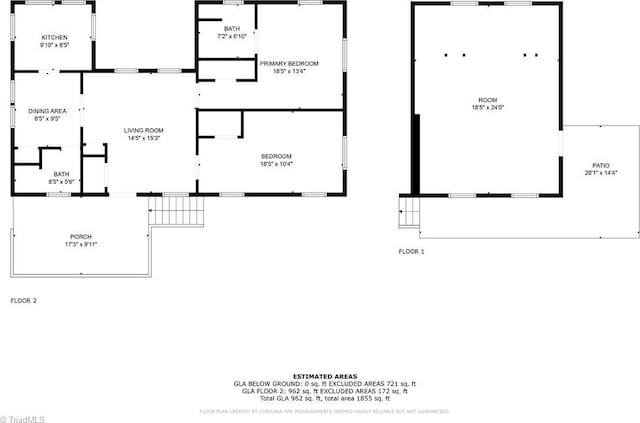 608 Spruce St, High Point, NC 27262 - view of home floor plan