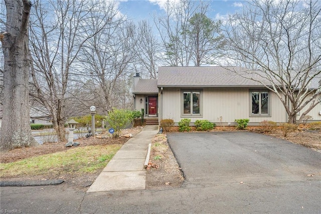 view of front of home