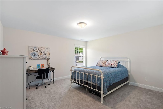 4077 Glenn Knoll Ln, Winston-Salem, NC 27107 - bedroom featuring carpet, an office area, and baseboards