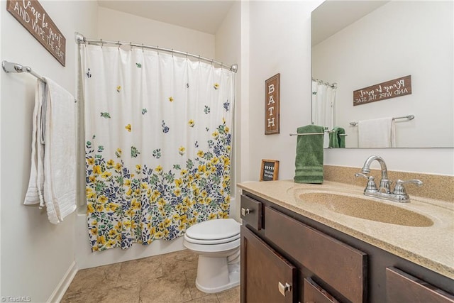 5838 Springer Dr, Greensboro, NC 27405 - bathroom with toilet and vanity