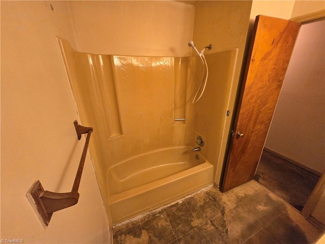 bathroom featuring bathtub / shower combination