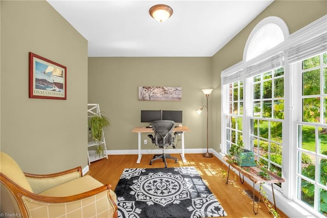 6707 Fegan Rd, Summerfield, NC 27358 - office with wood finished floors and baseboards