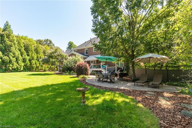 6707 Fegan Rd, Summerfield, NC 27358 - view of yard featuring a patio area