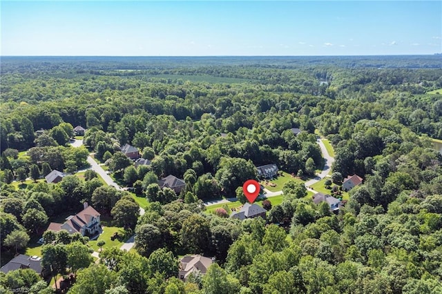 6707 Fegan Rd, Summerfield, NC 27358 - aerial view of a heavily wooded area