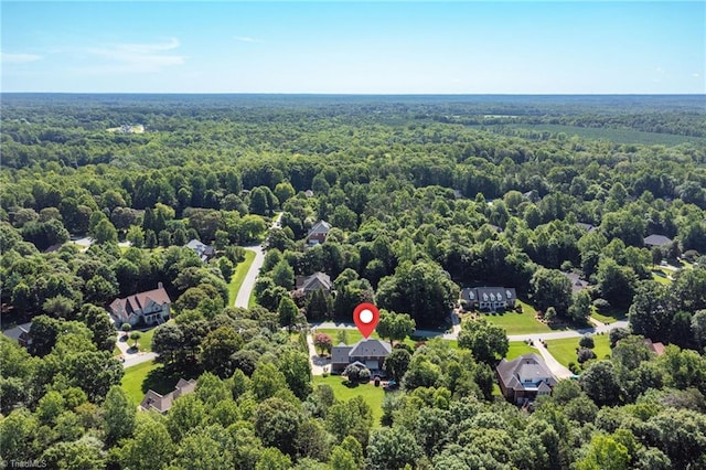 6707 Fegan Rd, Summerfield, NC 27358 - bird's eye view of a forest