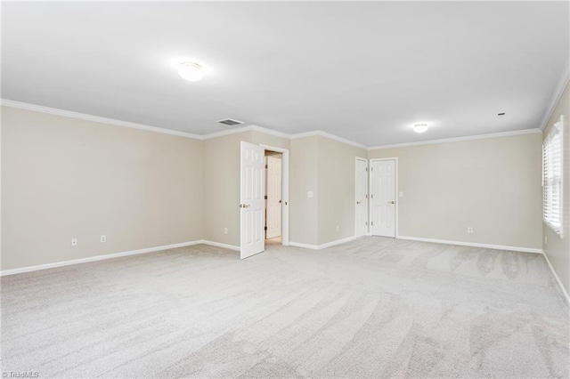 4 Beech Grove Ct, Greensboro, NC 27455 - empty room with ornamental molding, baseboards, and carpet floors
