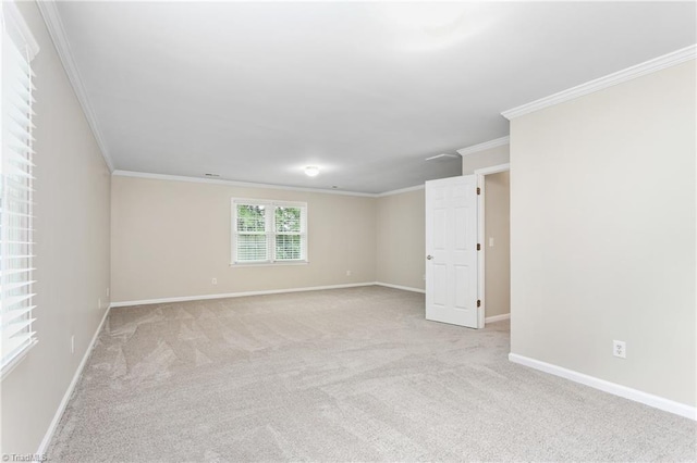 4 Beech Grove Ct, Greensboro, NC 27455 - unfurnished room with carpet floors, ornamental molding, and baseboards
