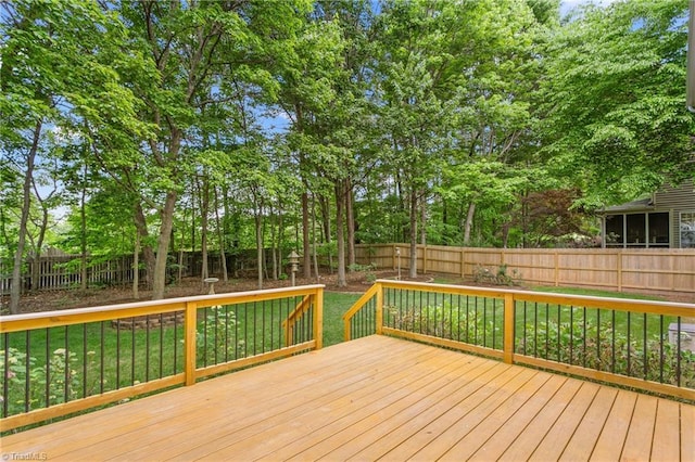 4 Beech Grove Ct, Greensboro, NC 27455 - deck featuring view of scattered trees
