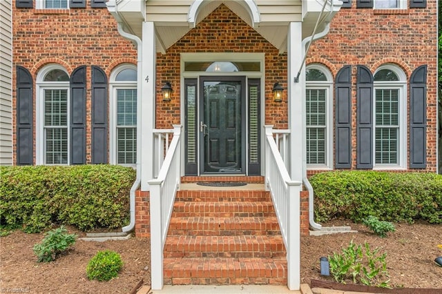 4 Beech Grove Ct, Greensboro, NC 27455 - property entrance with brick siding