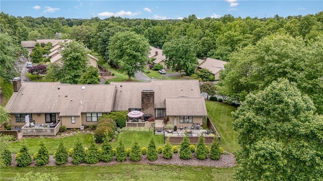 1312 Gilbrook Ct, High Point, NC 27262 - aerial view of property and surrounding area