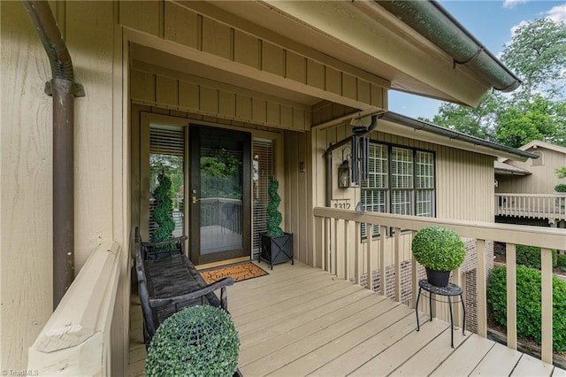 1312 Gilbrook Ct, High Point, NC 27262 - view of wooden deck
