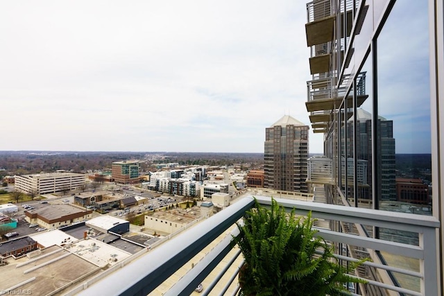 exterior space featuring a view of city