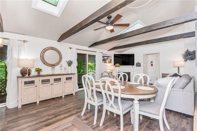 kitchen featuring white appliances, light stone counters, sink, cream cabinets, and dark hardwood / wood-style floors