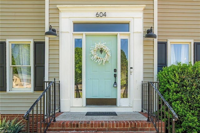 view of property entrance