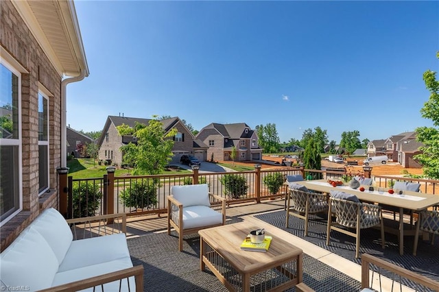 view of patio / terrace featuring outdoor lounge area