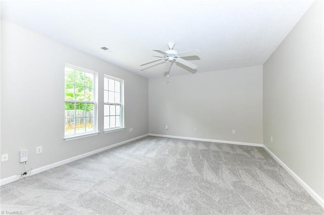 320 Apple Ridge Rd, Greensboro, NC 27406 - empty room featuring carpet flooring, ceiling fan, and baseboards