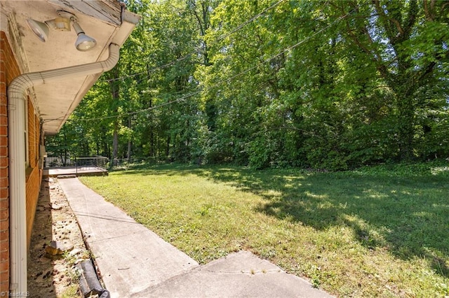 view of yard