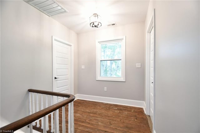 2244 US Highway 64 E, Mocksville, NC 27028 - hallway with wood-type flooring and baseboards