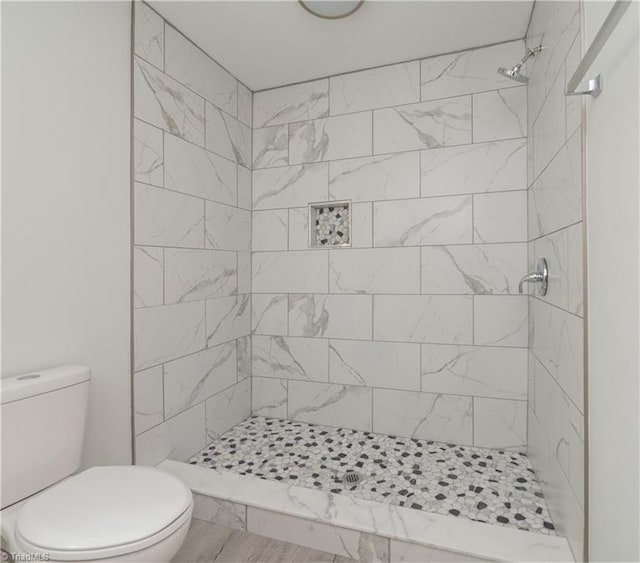 1473 Briarcliff Dr, Asheboro, NC 27205 - bathroom with toilet and a stall shower