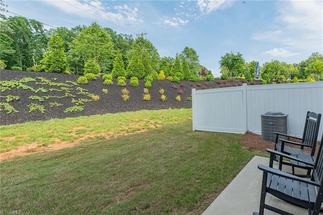 1272 Adrian Ct, Mebane, NC 27302 - view of yard featuring central AC unit