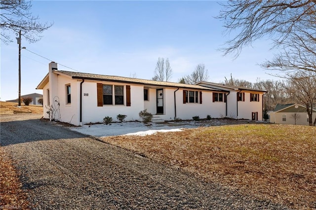 view of ranch-style house