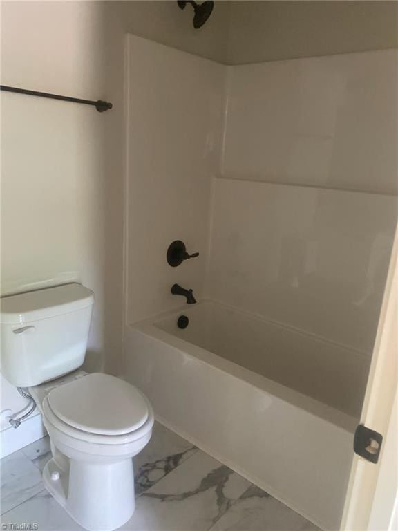 3077 Little Creek Dr, Thomasville, NC 27360 - full bath with marble finish floors and shower / washtub combination
