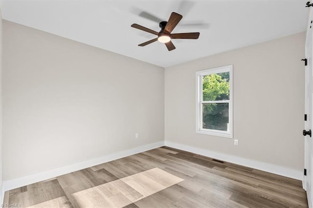 3077 Little Creek Dr, Thomasville, NC 27360 - unfurnished room with a ceiling fan and wood finished floors