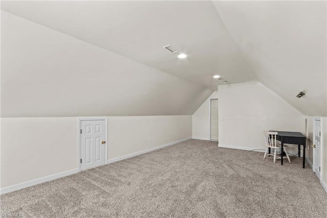 159 Forest Abbey Ln, China Grove, NC 28023 - bonus room with carpet and vaulted ceiling