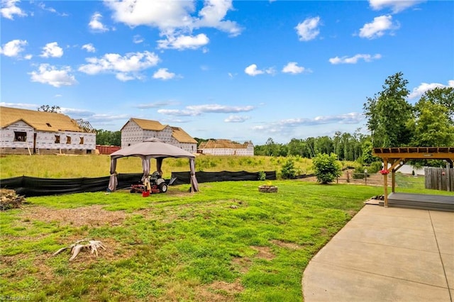 159 Forest Abbey Ln, China Grove, NC 28023 - view of yard featuring a gazebo