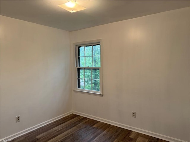 1427 Westwood Ln, Wilkesboro, NC 28697 - unfurnished room with baseboards and dark wood finished floors
