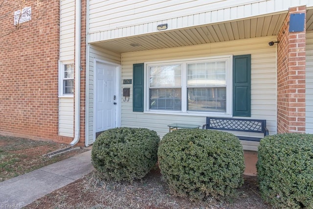 view of entrance to property