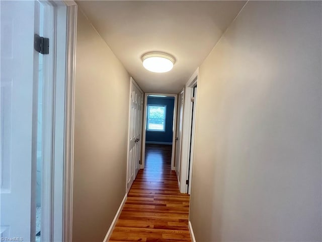 100 Petree Rd, Winston-Salem, NC 27106 - hallway featuring wood finished floors and baseboards