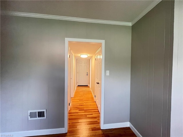 100 Petree Rd, Winston-Salem, NC 27106 - corridor featuring wood finished floors and crown molding