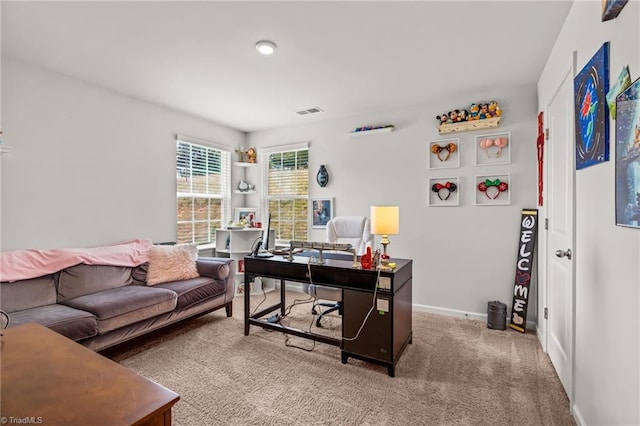 371 Royce Dr, Winston-Salem, NC 27107 - office space with visible vents, carpet flooring, and baseboards