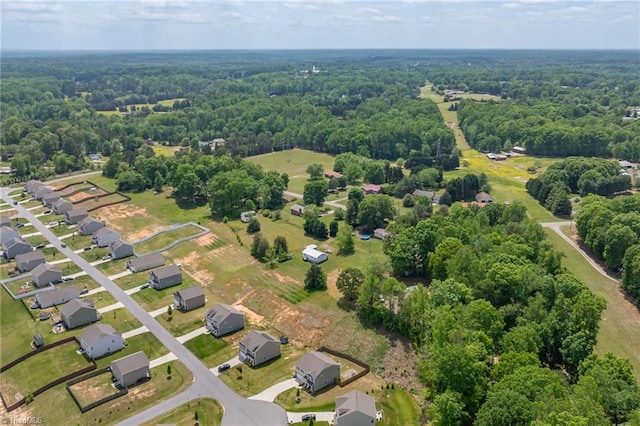 371 Royce Dr, Winston-Salem, NC 27107 - aerial view featuring a residential view and a wooded view