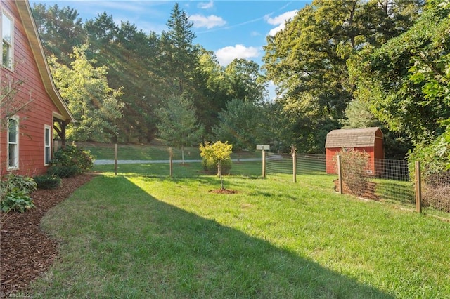2108 Glenside Dr, Greensboro, NC 27405 - view of yard featuring a shed