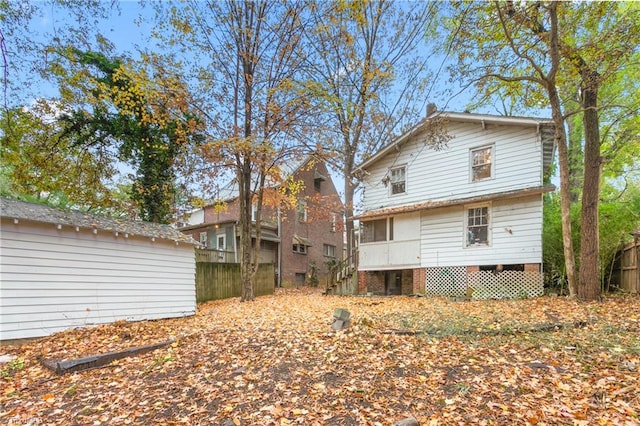 view of back of house