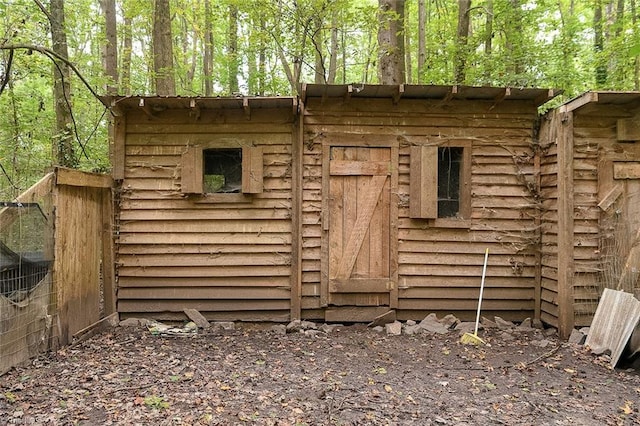 view of outbuilding