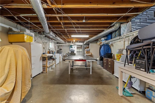 1805 Guilford College Rd, Jamestown, NC 27282 - basement featuring water heater